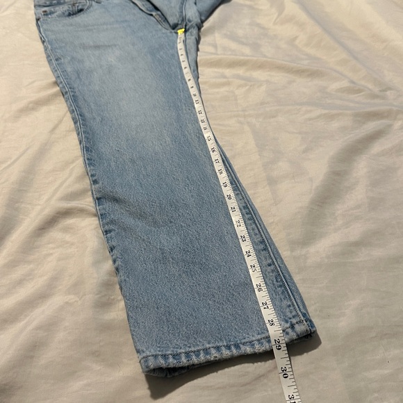 Levi’s 501 Light Blue Wash Button Fly Straight Leg Jeans Sz 29 - Picture 4 of 11